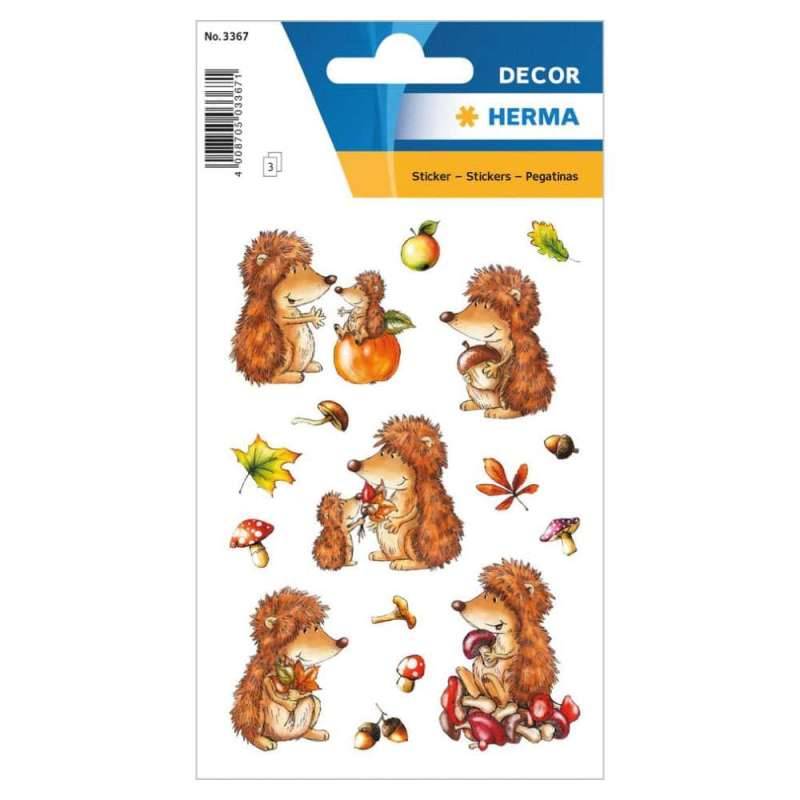 HERMA Sticker, Themenwelten Tiere, HERMA Motive Igel von Herma
