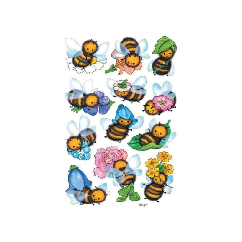 HERMA Sticker, Themenwelten Tiere, HERMA Motive Lustige Bienen von Herma