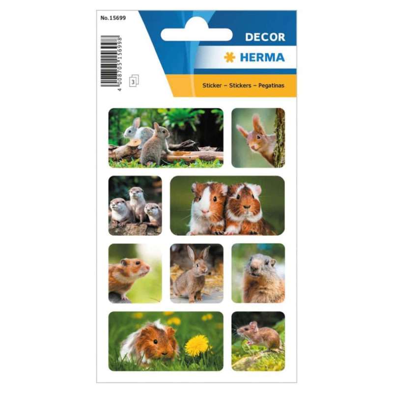 HERMA Sticker, Themenwelten Tiere, HERMA Motive Nagetiere von Herma