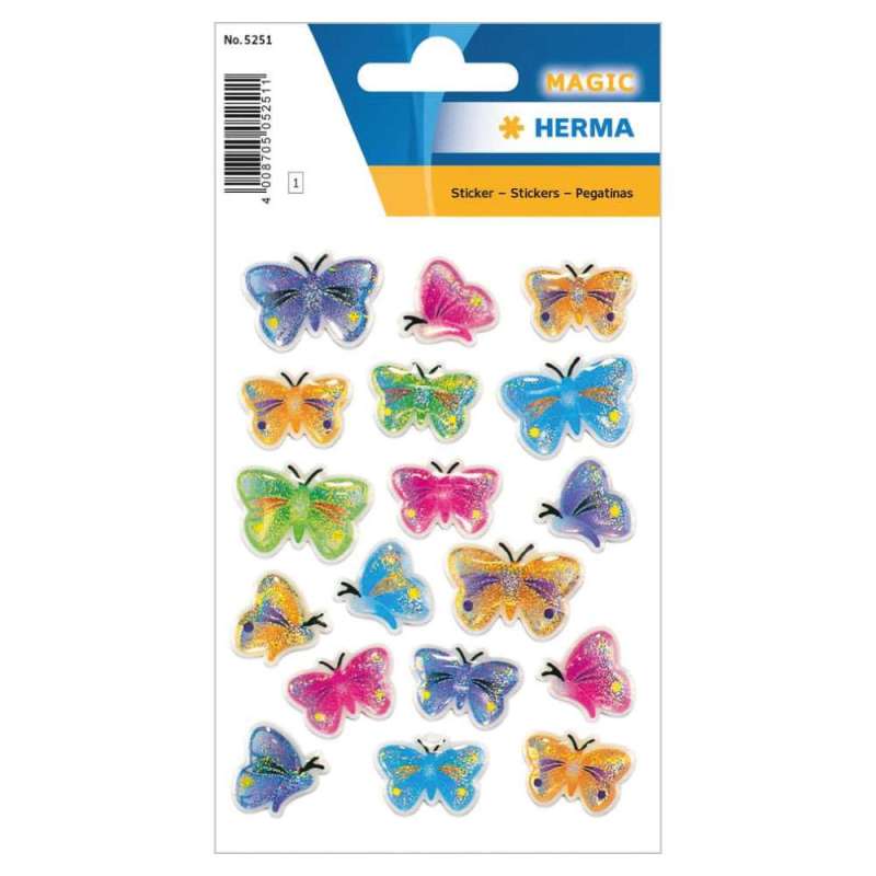 HERMA Sticker, Themenwelten Tiere, HERMA Motive Schmetterlinge Stone von Herma
