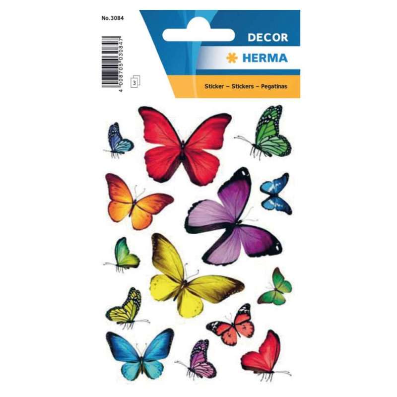 HERMA Sticker, Themenwelten Tiere, HERMA Motive Schmetterlingsvielfalt von Herma