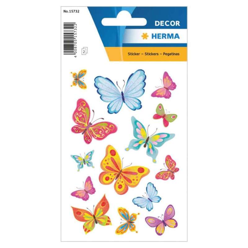 HERMA Sticker, Themenwelten Tiere, HERMA Motive Schmetterlingszeit von Herma