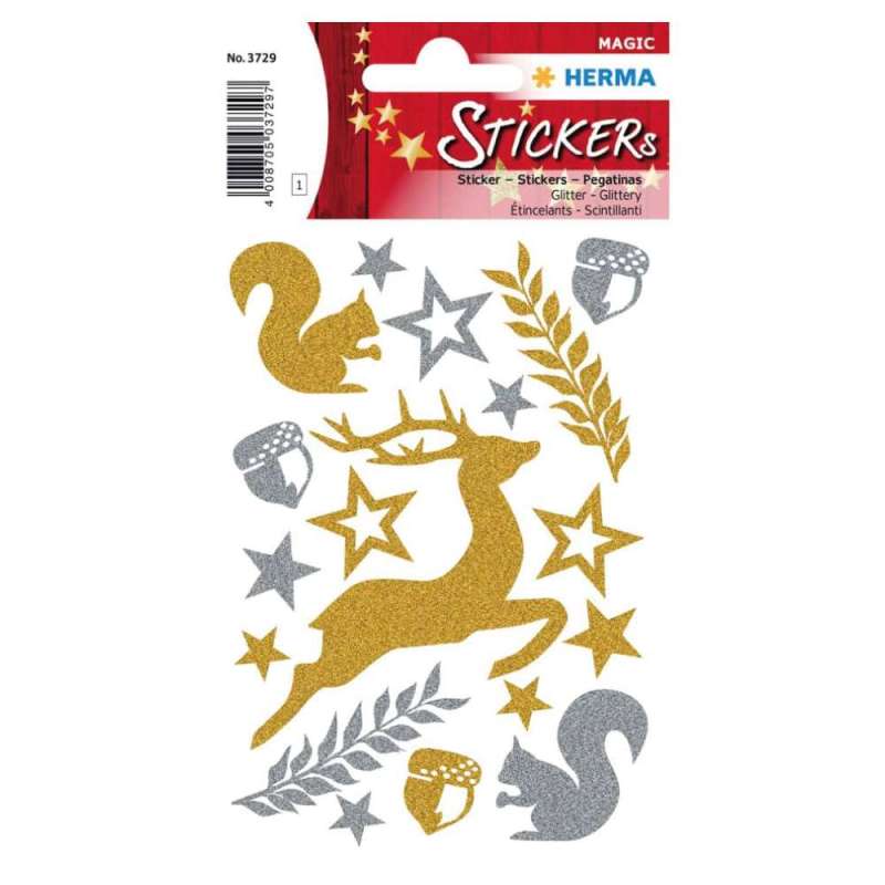 HERMA Sticker, Themenwelten Tiere, HERMA Motive Waldtiere von Herma