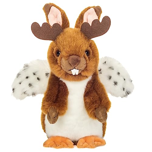 Teddy Hermann 09478 Wolpertinger sitzend 21 cm, Kuscheltier, Plüschtier mit recycelter Füllung von Hermann Teddy