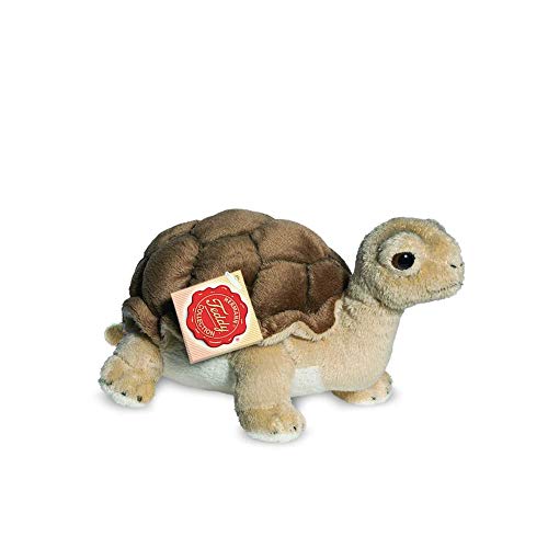 Teddy Hermann 90114 Schildkröte 20 cm, Kuscheltier, Plüschtier mit recycelter Füllung von Hermann Teddy