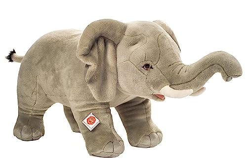 Teddy Hermann 90481 Elefant stehend 60 cm, Kuscheltier, Plüschtier mit recycelter Füllung von Hermann Teddy