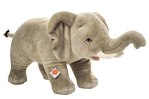 Teddy Hermann 90481 Elefant stehend 60 cm, Kuscheltier, Plüschtier mit recycelter Füllung von Hermann Teddy