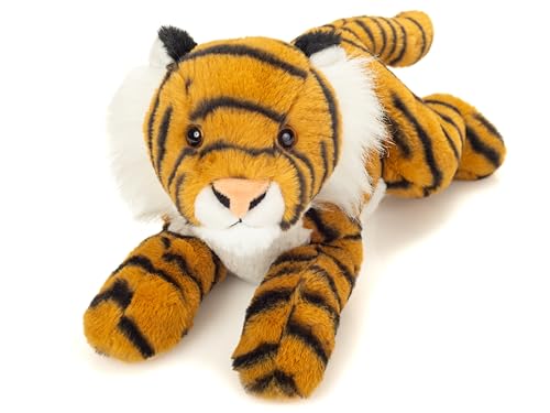 Teddy Hermann 90483 Tiger liegend 33 cm, Kuscheltier, nachhaltiges Plüschtier mit recycelten Materialien Teddy Hermann 90483 Tiger liegend 33 cm, Kuscheltier, nachhaltiges Plüschtier mit recycelten Materialien von Hermann Teddy