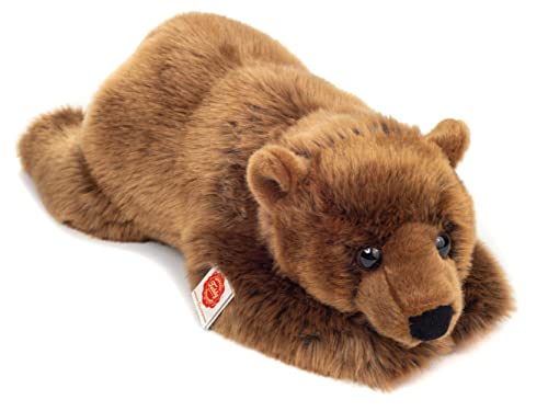 Teddy Hermann 91052 Braunbär liegend 45 cm, Kuscheltier, Plüschtier von Hermann Teddy