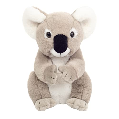 Teddy Hermann 91428 Koala sitzend 21 cm, Green Friends Kuscheltier, nachhaltiges Plüschtier mit recycelten Materialien von Hermann Teddy