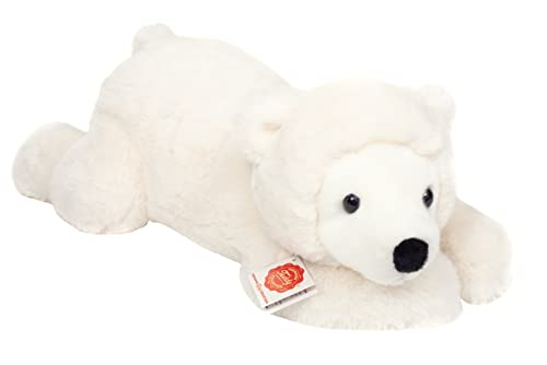 Teddy Hermann 91547 Eisbär liegend 45 cm, Kuscheltier, Plüschtier mit recycelter Füllung von Hermann Teddy
