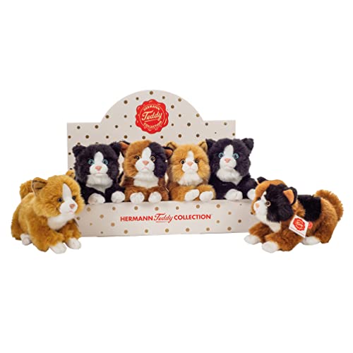 Teddy Hermann 91838 Katze 18 cm, Kuscheltier, Plüschtier mit recycelter Füllung, zufällige Farbauswahl Teddy Hermann 91838 Katze 18 cm, Kuscheltier, Plüschtier mit recycelter Füllung, zufällige Farbauswahl von Hermann Teddy
