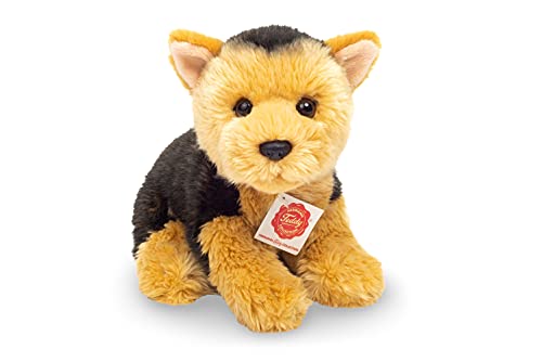 Teddy Hermann 91962 Hund Yorkshire Terrier Welpe sitzend 24 cm, Kuscheltier, Plüschtier von Hermann Teddy
