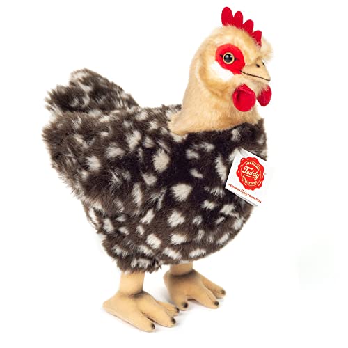 Teddy Hermann 94168 Henne stehend 24 cm, Kuscheltier, Plüschtier mit recycelter Füllung von Hermann Teddy
