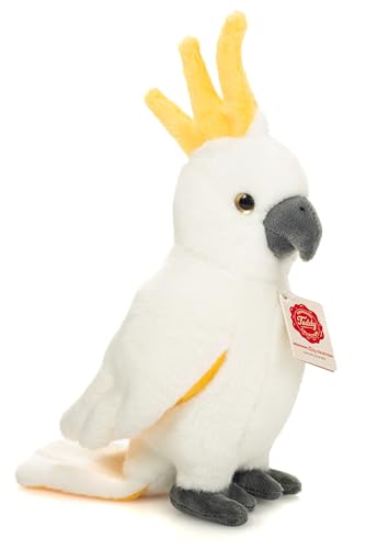 Teddy Hermann 94177 Kakadu 23 cm, Kuscheltier, nachhaltiges Plüschtier mit recycelten Materialien von Hermann Teddy