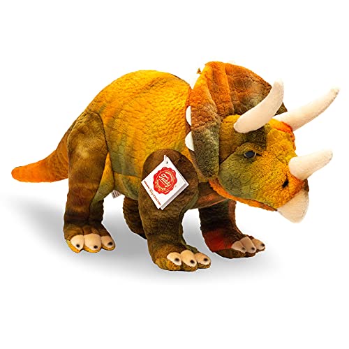 Teddy Hermann 94506 Dinosaurier Triceratops 42 cm, Kuscheltier, Plüschtier mit recycelter Füllung von Hermann Teddy