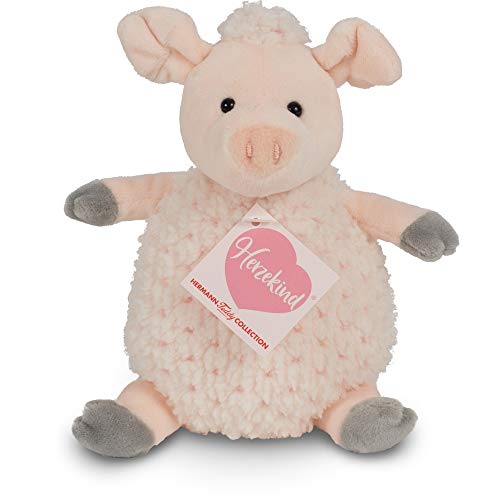 Teddy Hermann Herzekind 93873 Schwein Truffle 20 cm, Kuscheltier, Plüschtier von Hermann Teddy