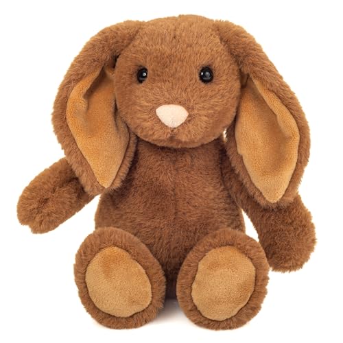 Teddy Hermann Herzekind 93976 Häschen Cara Dunkelbraun 25 cm, Kuscheltier, Plüschtier von Hermann Teddy