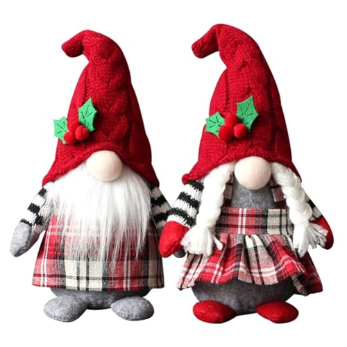 Hermosiey 2-Teilige Weihnachtszwerge, Weihnachtszwerg, Süße Gesichtslose Puppe, Wie Abgebildet, 29 X 13 X 8 cm, mit Kapuze, Alter, Puppenhaus, Plüsch-Desktop-Ornamente Hermosiey 2-Teilige Weihnachtszwerge, Weihnachtszwerg, Süße Gesichtslose Puppe, Wie Abgebildet, 29 X 13 X 8 cm, mit Kapuze, Alter, Puppenhaus, Plüsch-Desktop-Ornamente von Hermosiey