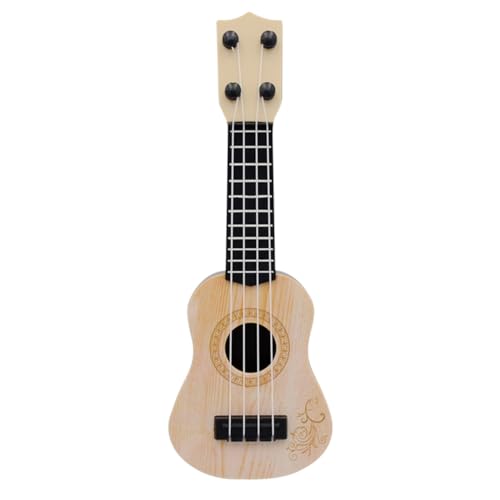 Hermosiey Beige Kinder-Ukulele-Gitarre, Spielzeug für Frühe Bildung, Kleine Gitarre, Partyzubehör, Verstellbar Hermosiey Beige Kinder-Ukulele-Gitarre, Spielzeug für Frühe Bildung, Kleine Gitarre, Partyzubehör, Verstellbar von Hermosiey