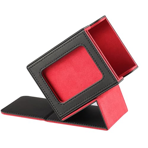 Hermosiey Kartenaufbewahrungsbox für Sammelkarten, Kartenspielbox mit Sichtfenster Kartenspielhülle Kartenspielbox Rot Hermosiey Kartenaufbewahrungsbox für Sammelkarten, Kartenspielbox mit Sichtfenster Kartenspielhülle Kartenspielbox Rot von Hermosiey