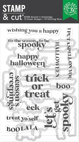 Hero Arts Season's Creepings Stempel- und Schnitt-Set aus der Hocus Pocus Kollektion Hero Arts Season's Creepings Stempel- und Schnitt-Set aus der Hocus Pocus Kollektion von Hero Arts