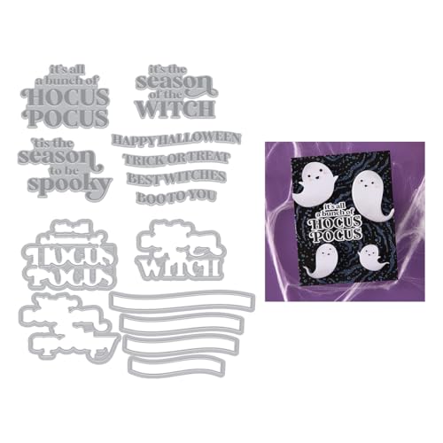 Hero Arts Spooky Season BetterPress + Folien- und Stanzformen-Set aus der Hocus Pocus Kollektion von Hero Arts