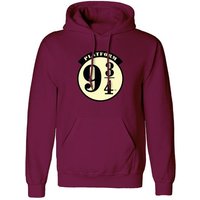 Harry Potter Platform 9 Burgundy Pullover S Harry Potter Platform 9 Burgundy Pullover S von Heroes Inc.EU