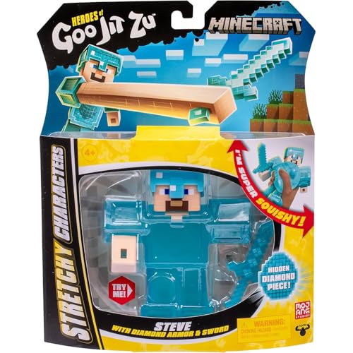 BANDAI CO42766 Heroes de GOO JIT Zu Actionfigur, Universum Minecraft, Steve, Fug und Crushe, Mehrfarbig BANDAI CO42766 Heroes de GOO JIT Zu Actionfigur, Universum Minecraft, Steve, Fug und Crushe, Mehrfarbig von Heroes of Goo Jit Zu