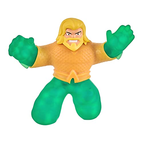 Heroes of Goo Jit Zu Dc Hero Pack - Super Goopy Aquaman 4.5-Inch Tall Action Figure, Perfect Christmas/Birthday Present for 4 to 8 Year Olds, Squishy, Stretchy Tactile Play von Heroes of Goo Jit Zu