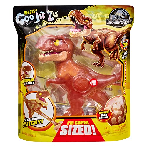 Heroes of Goo Jit Zu Actionfigur - Jurassic World - SUPAGOO T Rex Mehrfarbig CO41307 von BANDAI