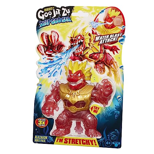 Heroes of Goo Jit Zu Bandai Actionfigur Deep GOO Sea Blazagon, Mehrfarbig CO42564 von Heroes of Goo Jit Zu