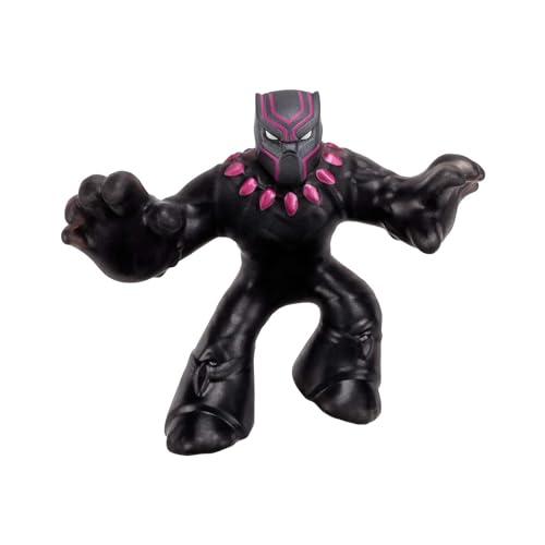 Heroes of Goo Jit Zu Bandai – Marvel Actionfigur – Black Panther Vibranium, mit super Elastizität und versteckter Energie. Dehnen, drücken und schützen Wakanda! CO42580 von Heroes of Goo Jit Zu
