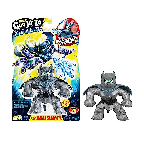 Heroes of Goo Jit Zu Deep GOO Sea Helden-Packung mit Mantara. Super Stretchy und Dehnbare Actionfigur mit besonderer Schleimfüllung und Wasserspritz-Feature Heroes of Goo Jit Zu Deep GOO Sea Helden-Packung mit Mantara. Super Stretchy und Dehnbare Actionfigur mit besonderer Schleimfüllung und Wasserspritz-Feature von Heroes of Goo Jit Zu