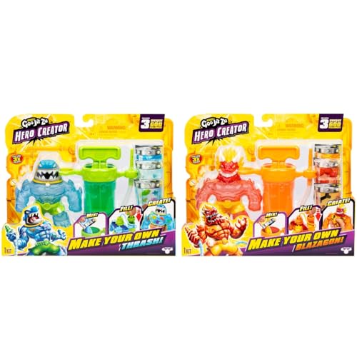 Heroes of Goo Jit Zu - Hero Creator Blazagon & Trash - DIY Actionfigur für Kinder ab 4 Jahren Heroes of Goo Jit Zu - Hero Creator Blazagon & Trash - DIY Actionfigur für Kinder ab 4 Jahren von Heroes of Goo Jit Zu
