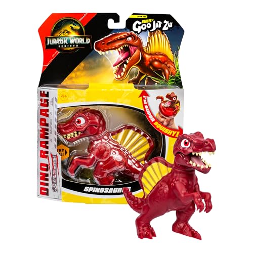 Heroes of Goo Jit Zu Jurassic World Rebirth Dino Rampage Spinosaurus, Super Squishy and Stretchy, with Rampage Action Chomping Jaws and A Unique Goo Filling, 3 to Collect von Heroes of Goo Jit Zu