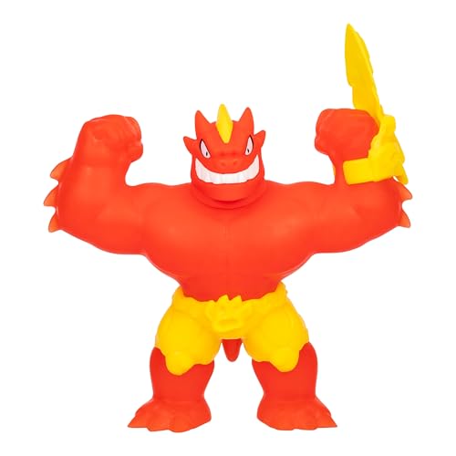 Heroes of Goo Jit Zu Meteor Madness Blazagon-Actionfigur, dehnbar, mit einzigartiger knirschender Schleimfüllung & Meteor-Kampfhandschuh, haptisches Spielzeug, bis auf die dreifache Größe dehnbar von Heroes of Goo Jit Zu