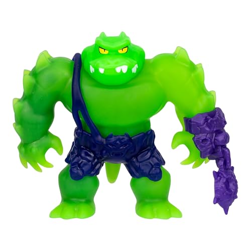 Heroes of Goo Jit Zu Meteor Madness Rock Jaw-Actionfigur, dehnbar, mit einzigartiger Schleimfüllung & Meteor-Kampfhandschuh, haptisches Spielzeug, bis auf die dreifache Größe dehnbar von Heroes of Goo Jit Zu