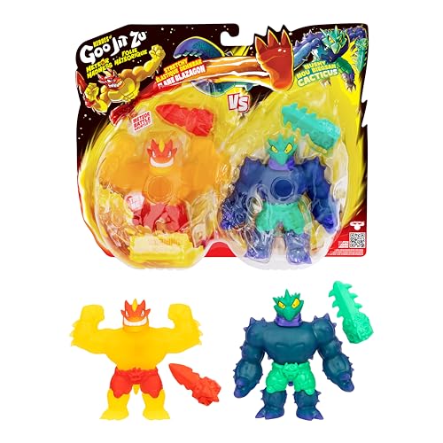 Heroes of Goo Jit Zu S13 Meteor Madness Versus Pk Flame Blazagon Vs Cacticus von Heroes of Goo Jit Zu