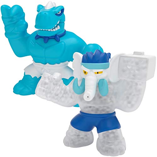 Heroes of Goo Jit Zu in der Dino Power-Battle-Packung – superdehnbare, verformbare und elastische Actionfiguren 41110 Mehrfarbig von Heroes of Goo Jit Zu