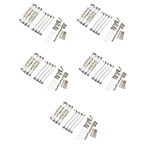 Herold 40 x Zugstangen aus Metall, Verbindungsstück für MN D90, D91, D96, D99, D99S, MN90, silberfarben von Herold