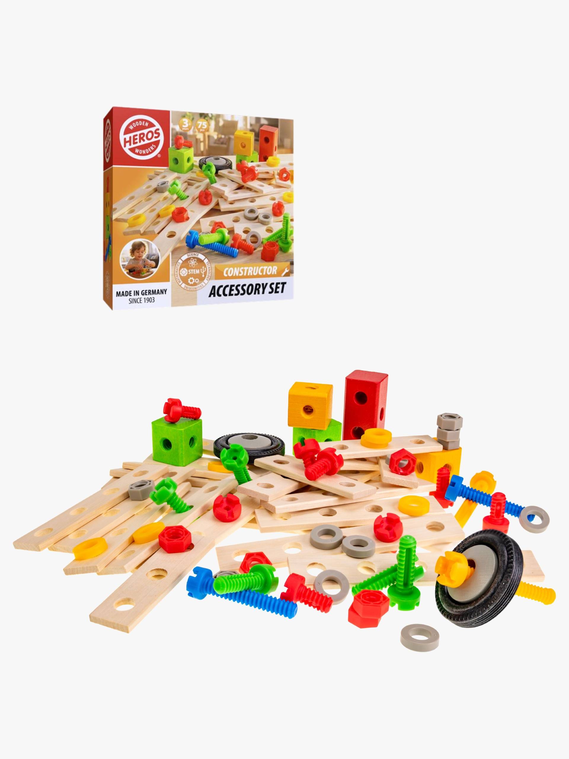 Heros Bausatz aus Holz 75 Teile von Heros