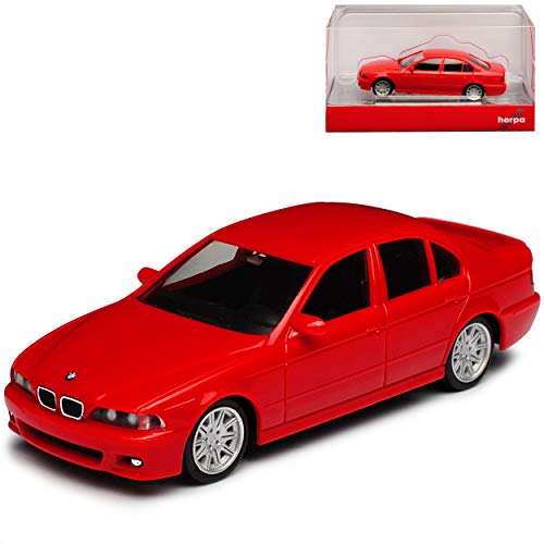 B*M*W 5er M5 E39 Limousine Rot 1995-2004 H0 1/87 Herpa Modell Auto B*M*W 5er M5 E39 Limousine Rot 1995-2004 H0 1/87 Herpa Modell Auto von Herpa B-M-W