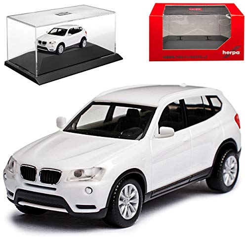 B-M-W X3 F25 Weiss SUV 2. Generation 2010-2017 Kit Bausatz mit Sockel und Vitrine H0 1/87 Herpa Modell Auto mit individiuellem Wunschkennzeichen B-M-W X3 F25 Weiss SUV 2. Generation 2010-2017 Kit Bausatz mit Sockel und Vitrine H0 1/87 Herpa Modell Auto mit individiuellem Wunschkennzeichen von Herpa B-M-W