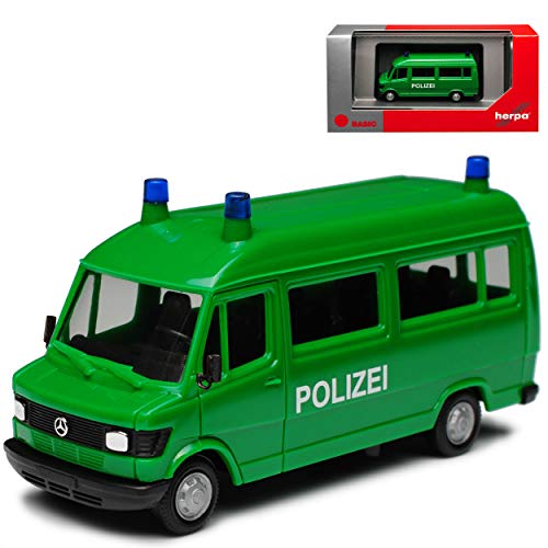 Mercedes-B T1 207D Transporter Polizei 1977-1995 H0 1/87 Herpa Modell Auto von Herpa Mercedes-Benz