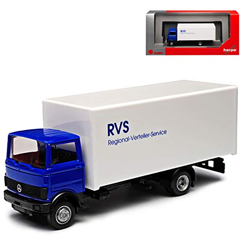 Mercedes-B 813 RVS LKW Blau Weiss H0 1/87 Herpa Modell Auto mit individiuellem Wunschkennzeichen Mercedes-B 813 RVS LKW Blau Weiss H0 1/87 Herpa Modell Auto mit individiuellem Wunschkennzeichen von Herpa Mercedes-Benz