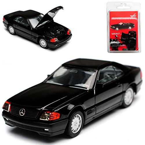 Mercedes-B SL-Klasse 500SL R129 Cabrio Schwarz 1989-2001 Bausatz Kit H0 1/87 Herpa Modell Auto mit individiuellem Wunschkennzeichen Mercedes-B SL-Klasse 500SL R129 Cabrio Schwarz 1989-2001 Bausatz Kit H0 1/87 Herpa Modell Auto mit individiuellem Wunschkennzeichen von Herpa Mercedes-Benz