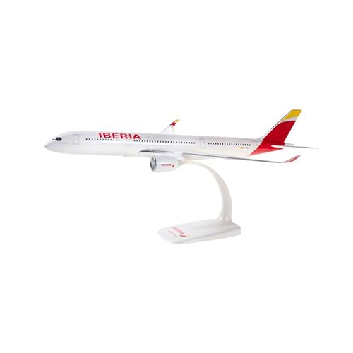 Herpa Snap-Fit Modellflugzeug Iberia Airbus A350-900 – EC-MXV “Plácido Domingo", Miniatur im Maßstab 1:200, Sammlerstück, Modell mit Standfuß, Kunststoff von herpa