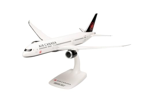 herpa 612326 Snap-Fit Modellflugzeug Air Canada Boeing 787-9 Dreamliner Miniatur im Maßstab 1:200, Sammlerstück, Modell mit Standfuß, Kunststoff, Mehrfarbig herpa 612326 Snap-Fit Modellflugzeug Air Canada Boeing 787-9 Dreamliner Miniatur im Maßstab 1:200, Sammlerstück, Modell mit Standfuß, Kunststoff, Mehrfarbig von herpa