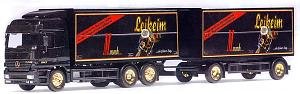 Mercedes-Benz Actros Bierkofferhängerzug Leikeim Premium 1:87 von Herpa Miniaturmodelle GmbH